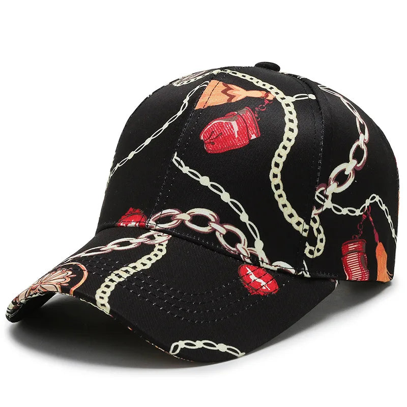 VOIDWEAR SIGNAL_VANISH_07 poker graffiti cotton snapback cap with adjustable strap, photographed in U.S. summer streetwear setting