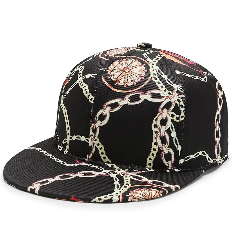 VOIDWEAR SIGNAL_VANISH_07 poker graffiti cotton snapback cap with adjustable strap, photographed in U.S. summer streetwear setting