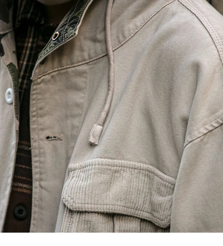 VOIDWEAR VDR_VANISH_07 Shadow ritual-coded vanish-mode streetwear jacket men’s spring autumn cotton oversized utility