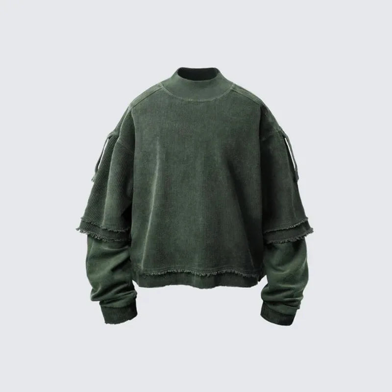 SIGNAL_FADE_09 ☰Distressed Dual-Realm Tee