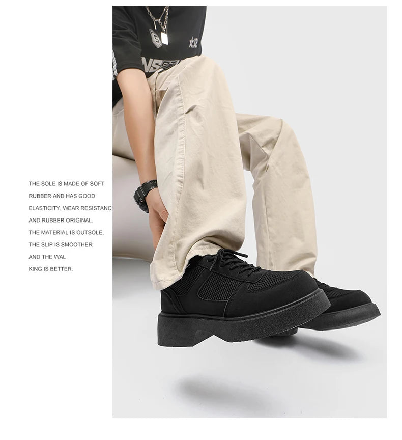 VOIDWEAR SIGNAL_VANISH_13 ☰ men’s summer streetwear shoes with PU upper, breathable mesh, thick sole, and vanish-mode closure, designed for U.S. urban wear