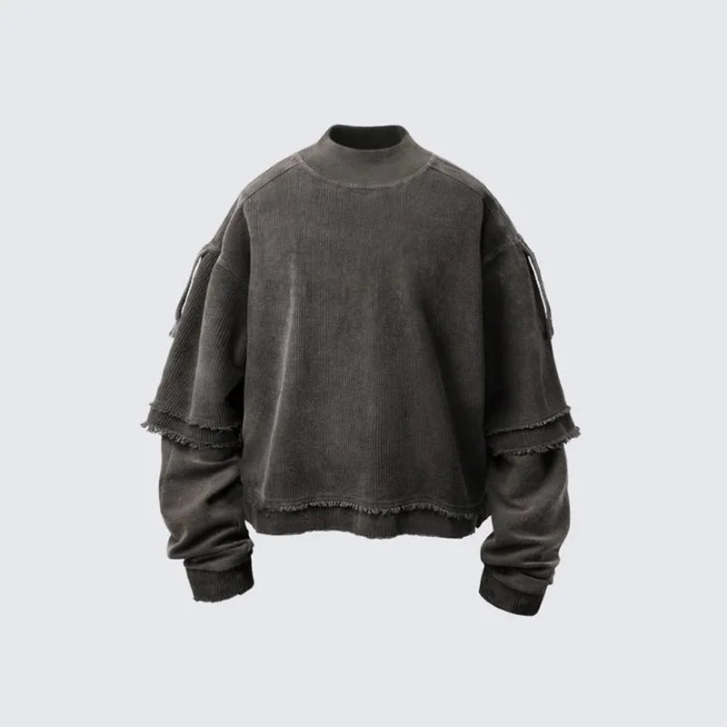 SIGNAL_FADE_09 ☰Distressed Dual-Realm Tee