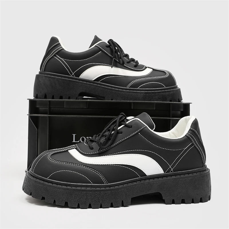 VOIDWEAR SIGNAL_VANISH_12 ☰ ritual-inspired men’s casual shoes with breathable upper, round toe, and vanish-mode closure, built for spring/autumn wear.