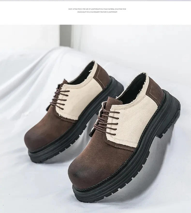 VOIDWEAR SIGNAL_VANISH_06 ☰ Derby System Shoes in Oxford fabric with PU lining and rubber outsole, ritual-inspired hybrid streetwear footwear