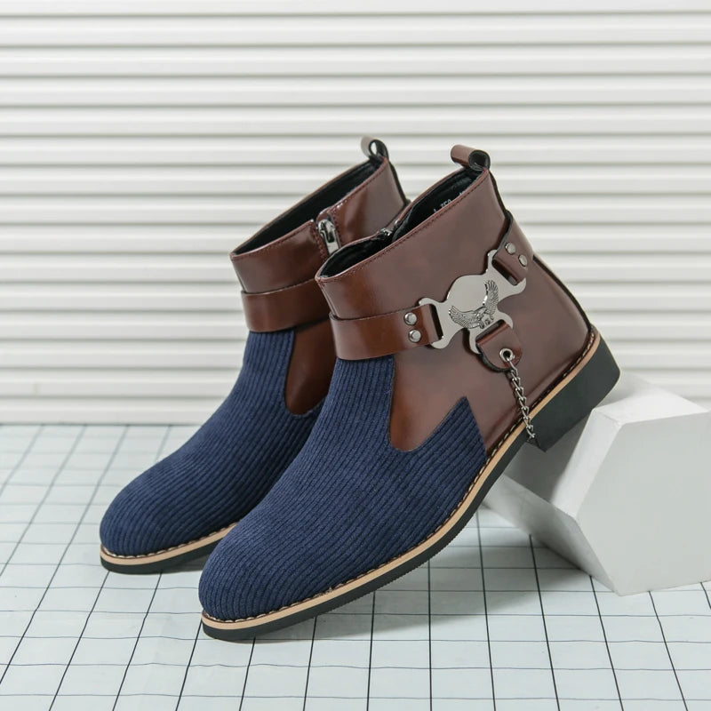 VOIDWEAR SIGNAL_VANISH_11 ☰ split leather ankle casual shoes with side-zip closure, breathable construction, and ritual-inspired minimalist design