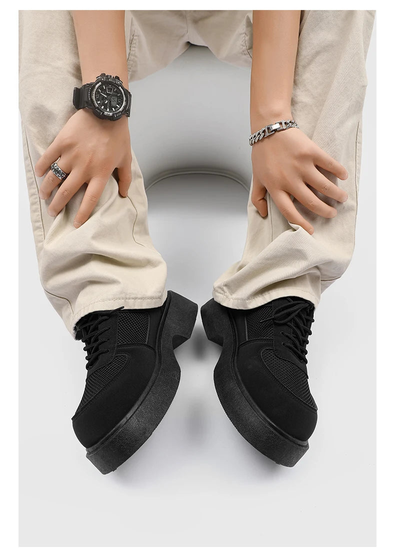 VOIDWEAR SIGNAL_VANISH_13 ☰ men’s summer streetwear shoes with PU upper, breathable mesh, thick sole, and vanish-mode closure, designed for U.S. urban wear