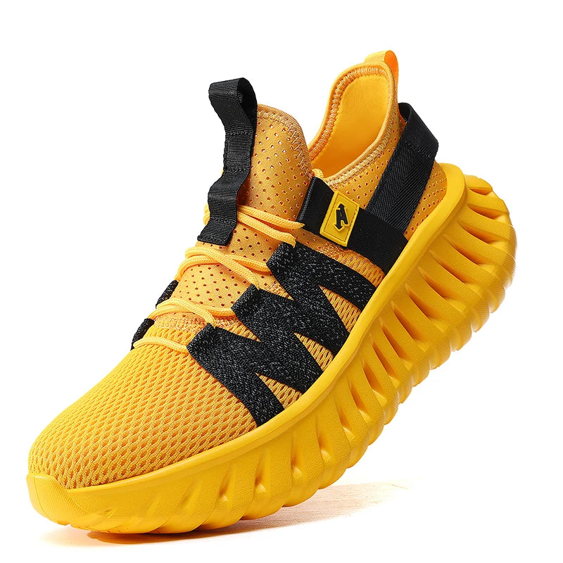 VOIDWEAR SIGNAL_RUN_09 ☰ men’s breathable air mesh running shoes with Flywire tech and EVA sole, ritual-inspired streetwear sneakers