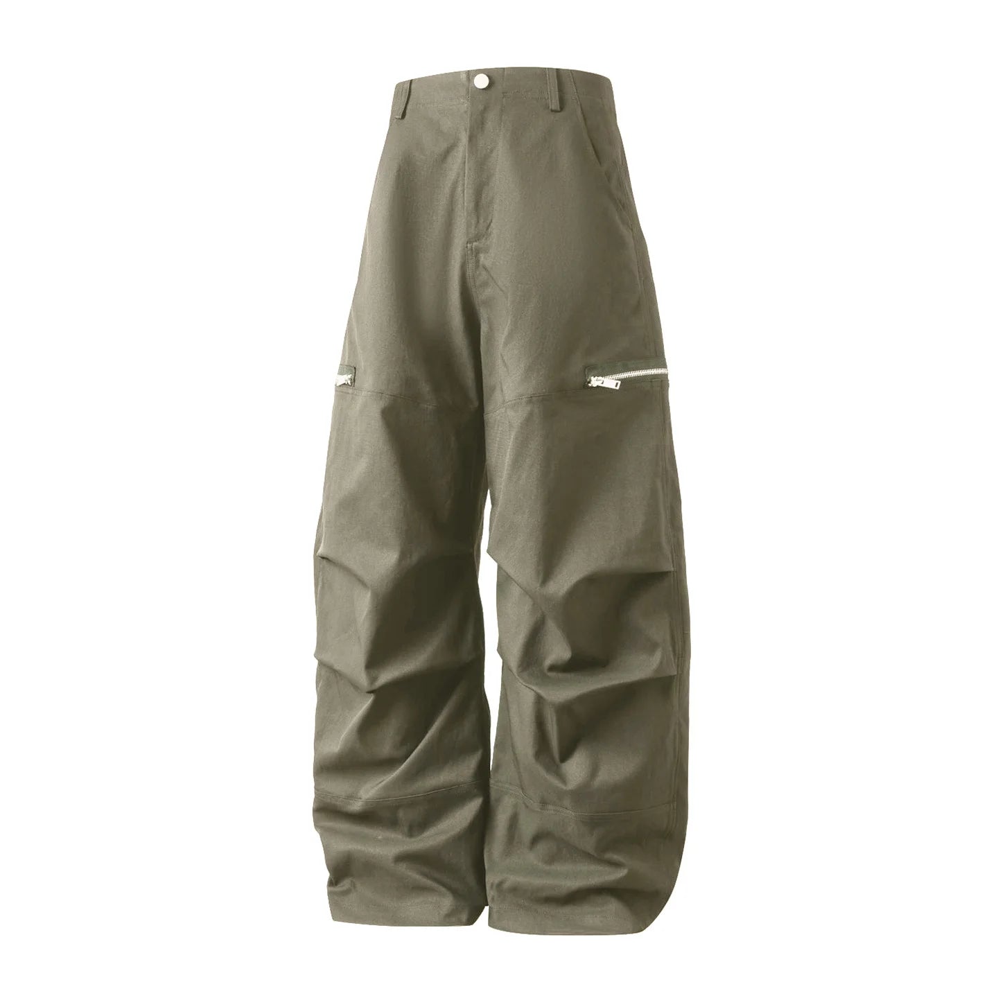 VOIDWEAR VDR_SIGNAL_MCHT ☰ pleated machete pants, paratrooper style, tactical zipper, loose fit, symbolic glyph tab