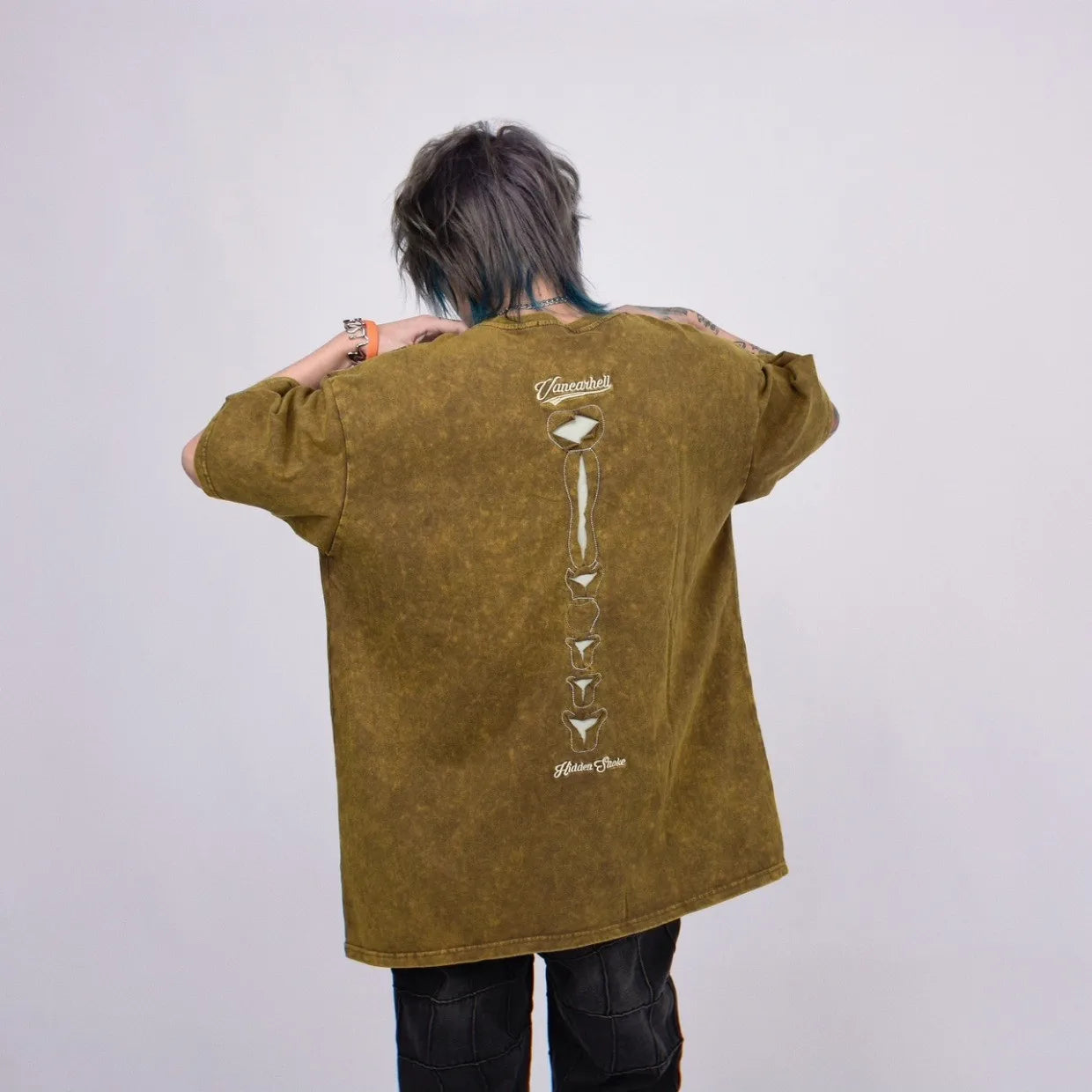 VOIDWEAR VDR_VANISH_05 ripped skeleton tee washed vintage cotton men’s summer streetwear USA