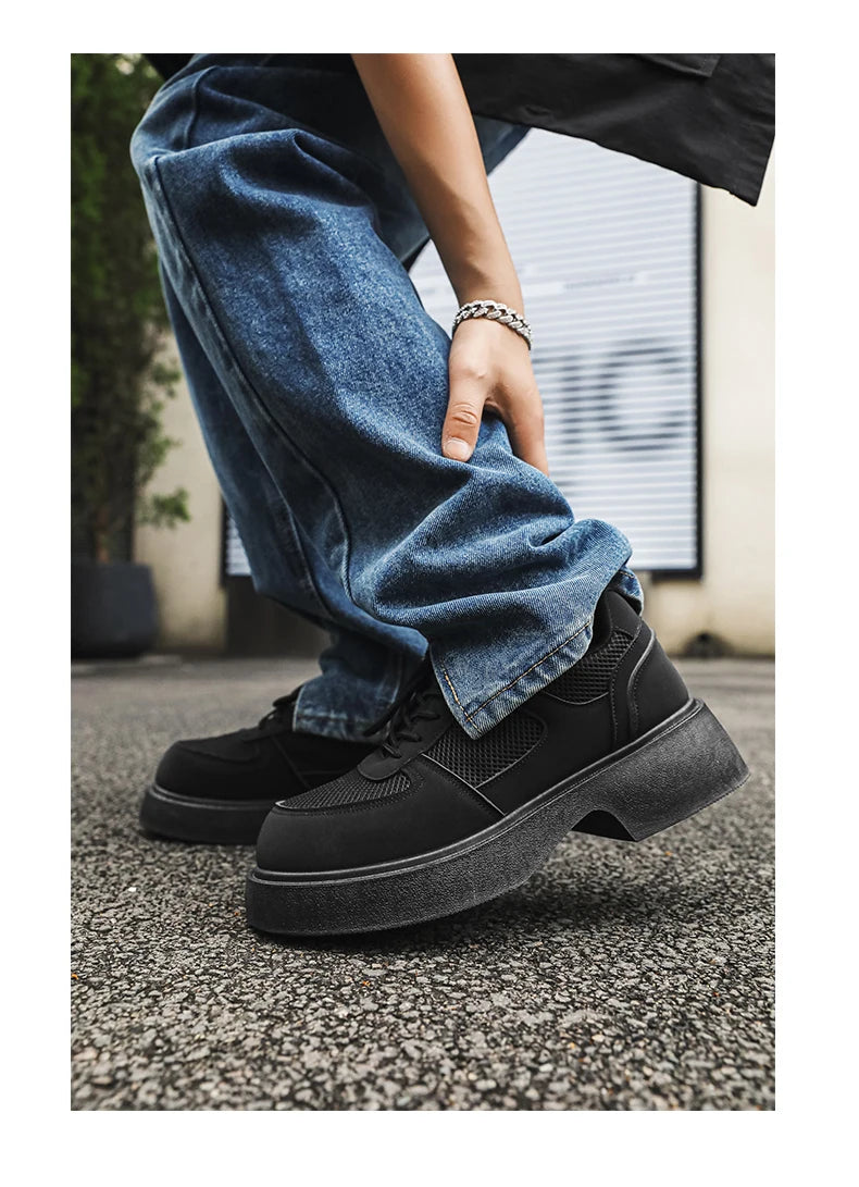 VOIDWEAR SIGNAL_VANISH_13 ☰ men’s summer streetwear shoes with PU upper, breathable mesh, thick sole, and vanish-mode closure, designed for U.S. urban wear