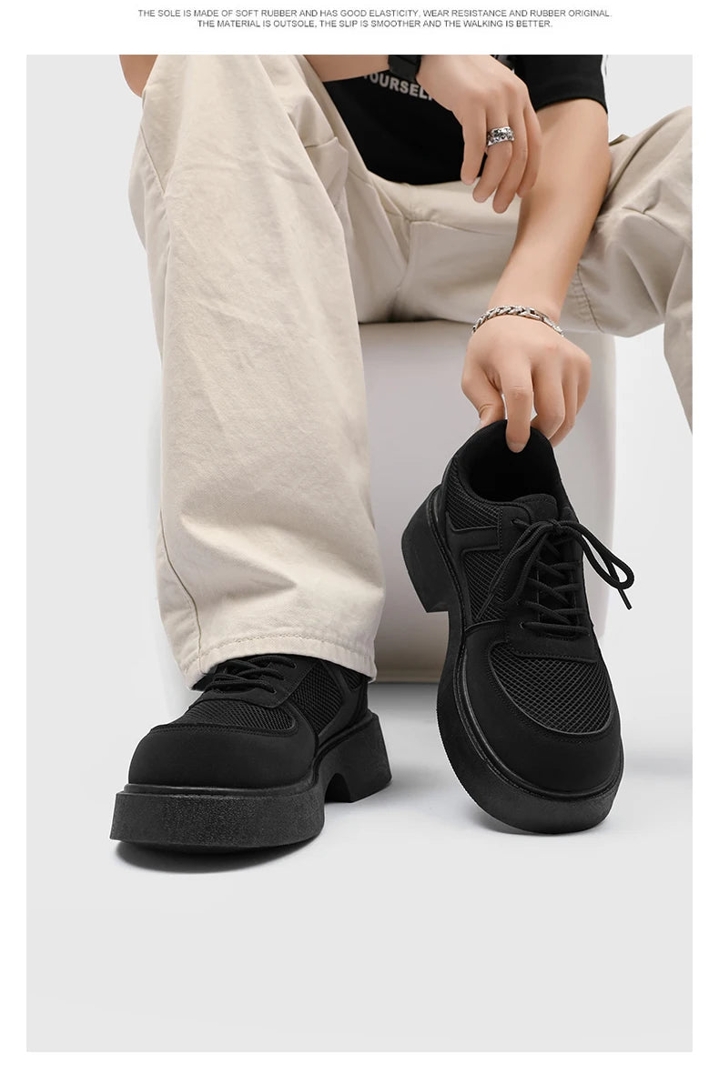 VOIDWEAR SIGNAL_VANISH_13 ☰ men’s summer streetwear shoes with PU upper, breathable mesh, thick sole, and vanish-mode closure, designed for U.S. urban wear