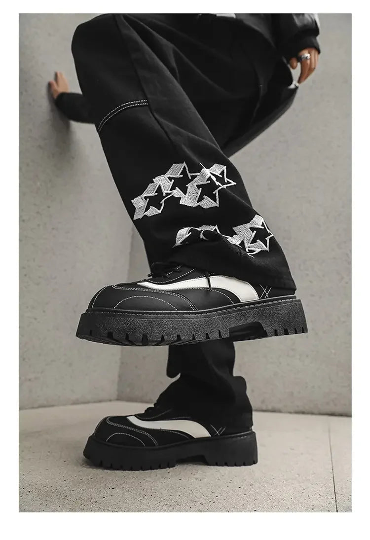 VOIDWEAR SIGNAL_VANISH_12 ☰ ritual-inspired men’s casual shoes with breathable upper, round toe, and vanish-mode closure, built for spring/autumn wear.