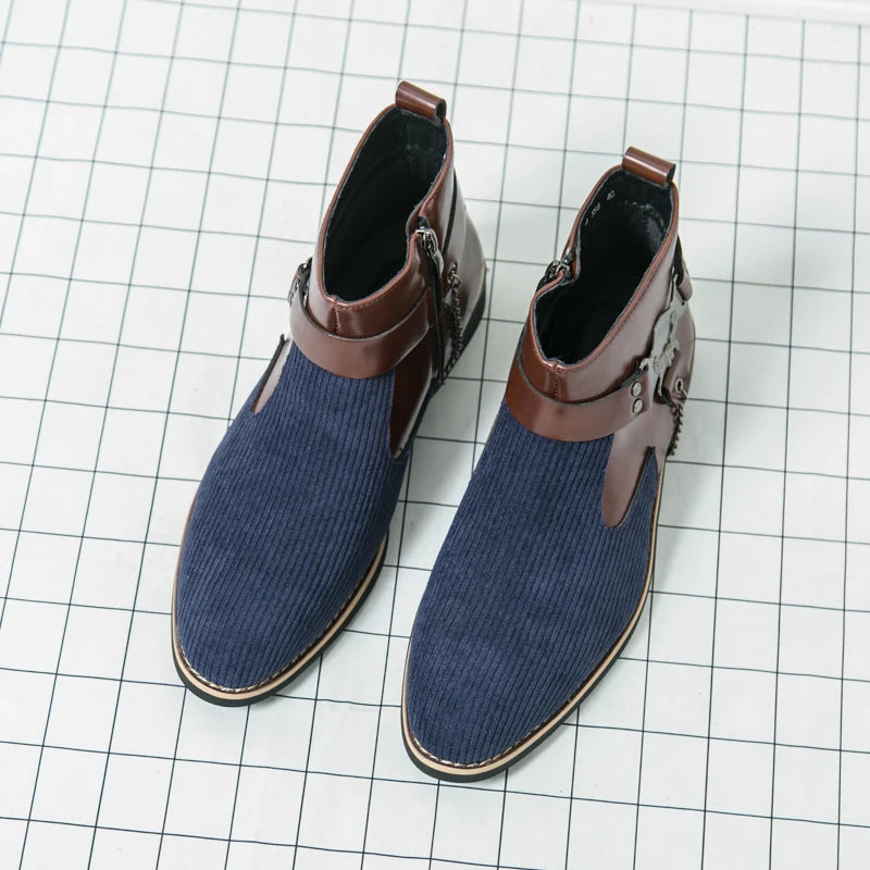 VOIDWEAR SIGNAL_VANISH_11 ☰ split leather ankle casual shoes with side-zip closure, breathable construction, and ritual-inspired minimalist design