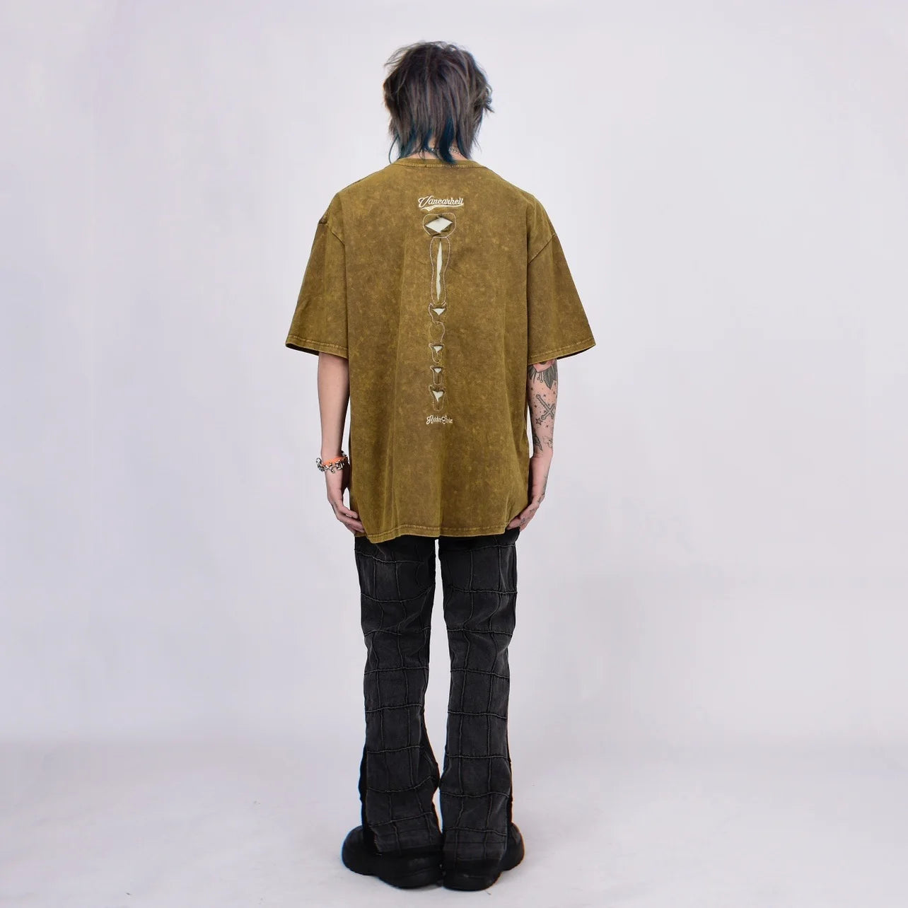 VOIDWEAR VDR_VANISH_05 ripped skeleton tee washed vintage cotton men’s summer streetwear USA