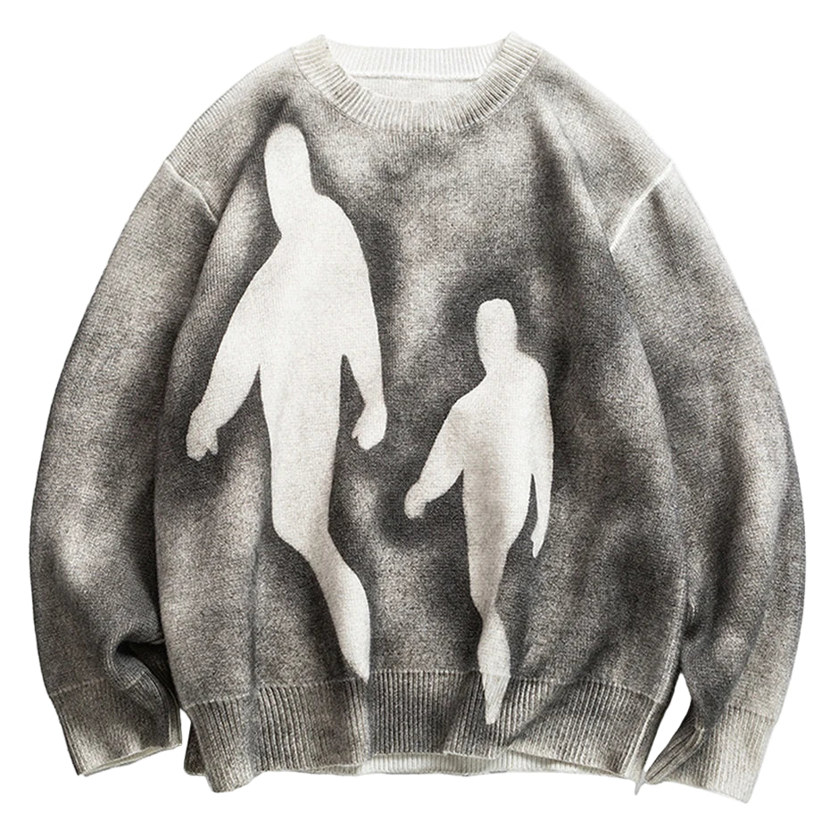 VOIDWEAR oversized ritual knit sweater Y2K Harajuku style – U.S. edition