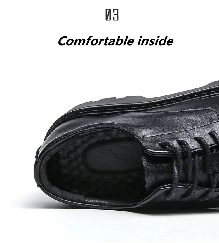 VOIDWEAR SIGNAL_VANISH_11 ☰ split leather platform streetwear shoes with lace-up closure and shadow-coded design, optimized for spring and autumn