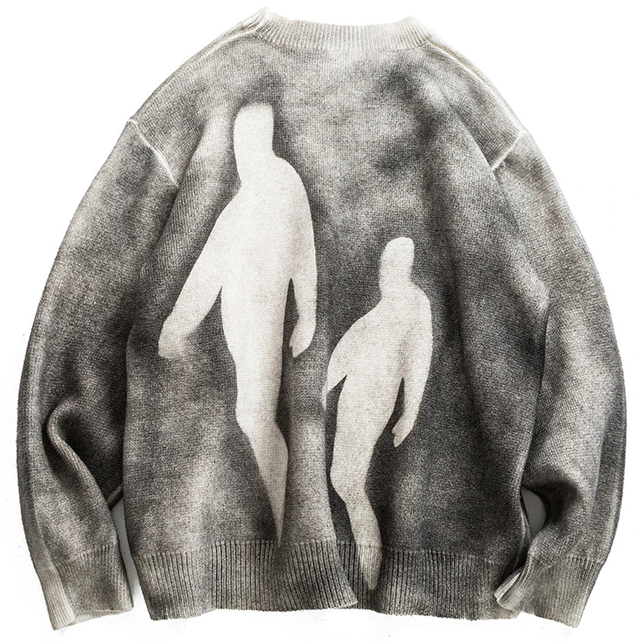 VOIDWEAR oversized ritual knit sweater Y2K Harajuku style – U.S. edition