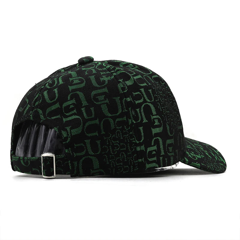 VOIDWEAR SIGNAL_VANISH_05 graffiti washed cotton snapback cap with embroidered insignia, photographed in U.S. urban summer streetwear setting