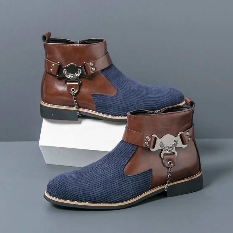 VOIDWEAR SIGNAL_VANISH_11 ☰ split leather ankle casual shoes with side-zip closure, breathable construction, and ritual-inspired minimalist design