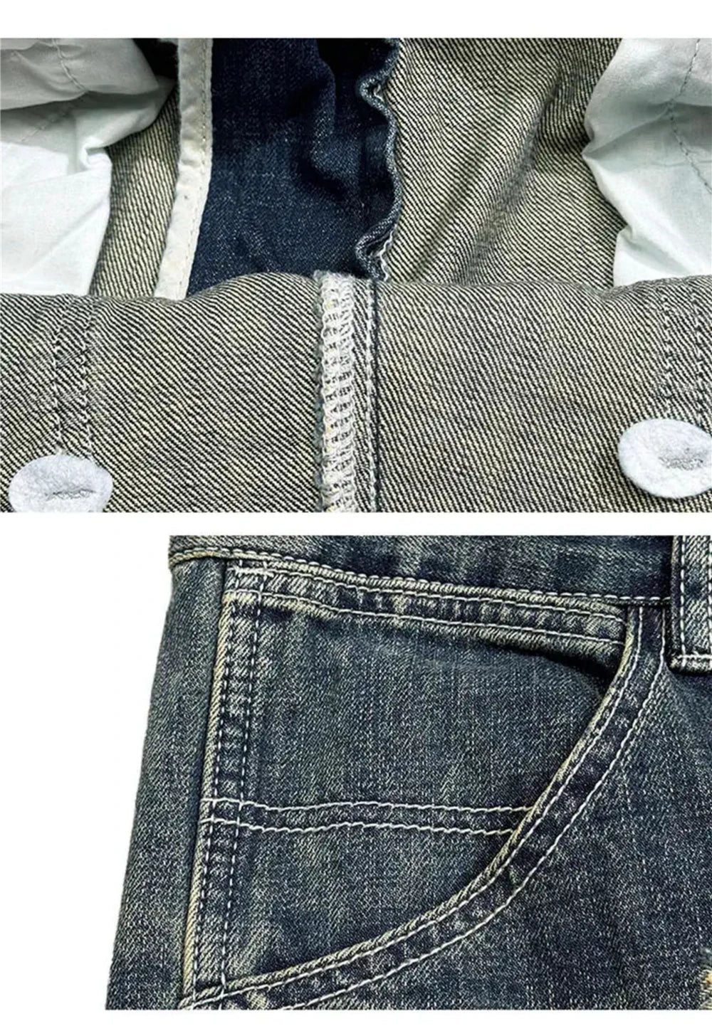 VOIDWEAR VDR_VANISH_05 ☰ ripped patch cargo jeans, distressed midweight denim, loose streetwear silhouette, glyph embroidery