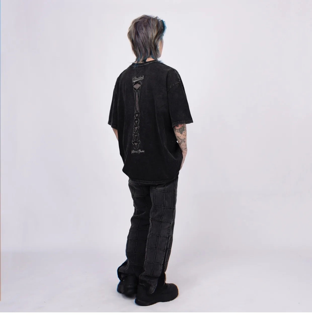 VOIDWEAR VDR_VANISH_05 ripped skeleton tee washed vintage cotton men’s summer streetwear USA