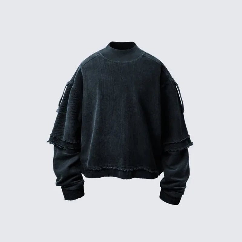 SIGNAL_FADE_09 ☰Distressed Dual-Realm Tee
