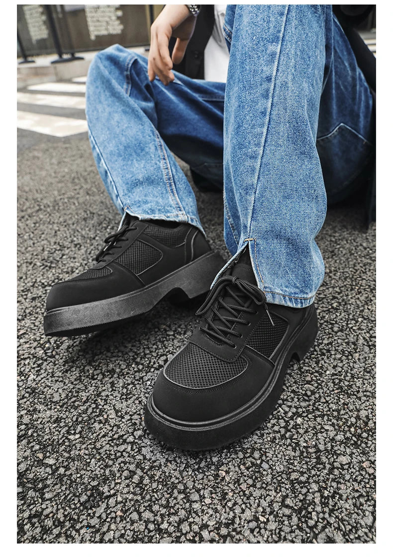 VOIDWEAR SIGNAL_VANISH_13 ☰ men’s summer streetwear shoes with PU upper, breathable mesh, thick sole, and vanish-mode closure, designed for U.S. urban wear