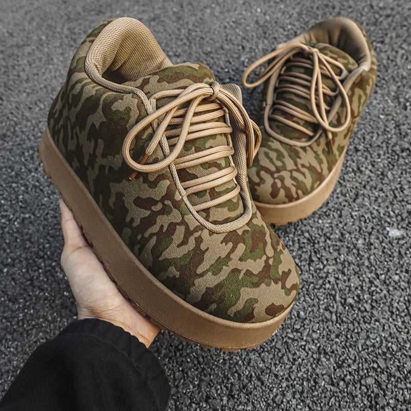 Men’s VOIDWEAR VDR_VANISH_02 shadow winter boots with platform sole, microfiber leather, and ritual-inspired design, styled for urban streetwear