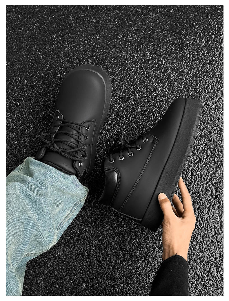 VOIDWEAR VDR_VANISH_W01 short winter boot — side view — synthetic upper”

“VDR_VANISH_W01 hidden glyph reveal at dusk on wet pavement”