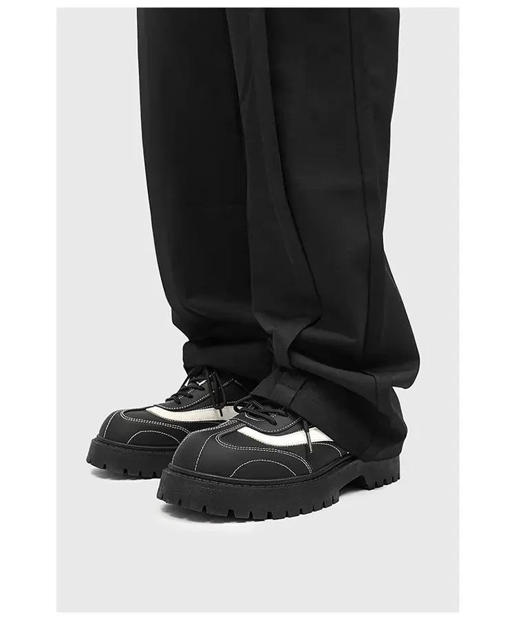 VOIDWEAR SIGNAL_VANISH_12 ☰ ritual-inspired men’s casual shoes with breathable upper, round toe, and vanish-mode closure, built for spring/autumn wear.