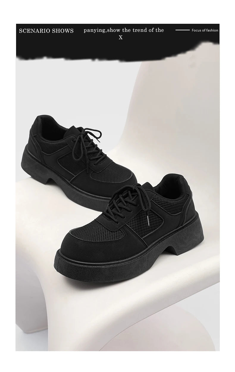 VOIDWEAR SIGNAL_VANISH_13 ☰ men’s summer streetwear shoes with PU upper, breathable mesh, thick sole, and vanish-mode closure, designed for U.S. urban wear
