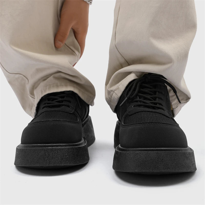 VOIDWEAR SIGNAL_VANISH_13 ☰ men’s summer streetwear shoes with PU upper, breathable mesh, thick sole, and vanish-mode closure, designed for U.S. urban wear